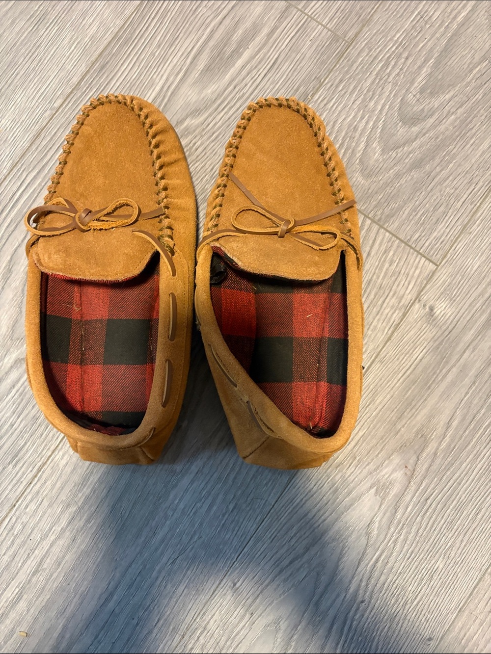 Woman’s Moccasin Slipper - Tan